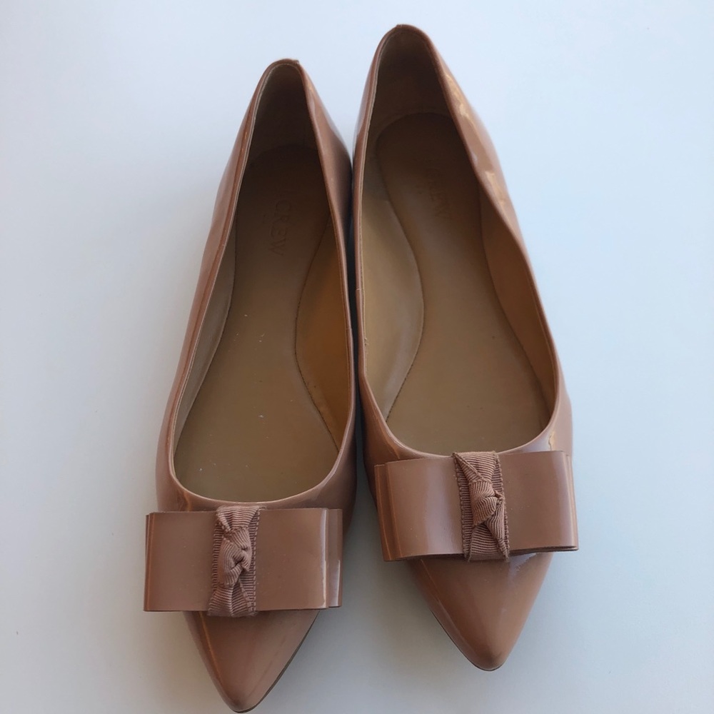 J Crew nude flats